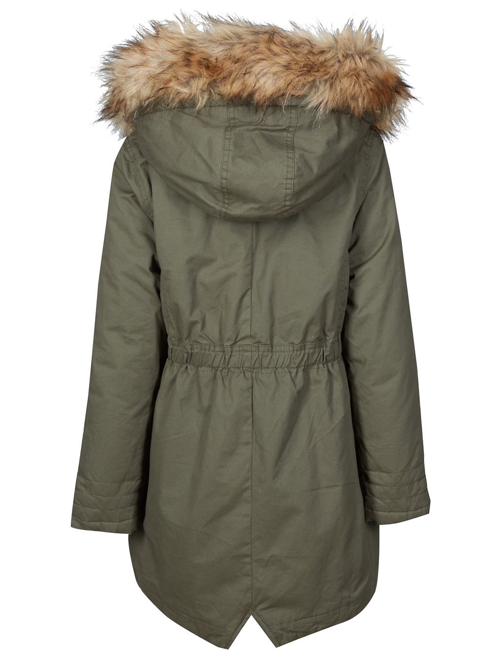 Pure Cotton Parka Coat (5-14 Years) 5 of 7