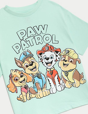 Pure Cotton Paw Patrol™ T-Shirt (2-8 Yrs) Image 2 of 3