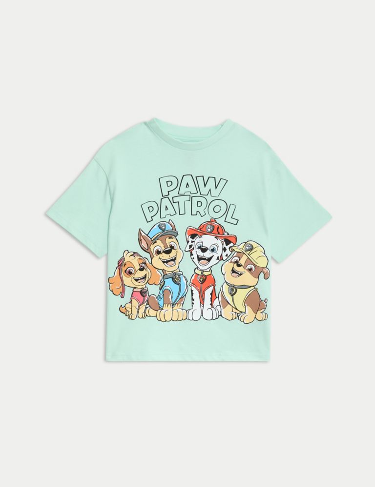 Pure Cotton Paw Patrol™ T-Shirt (2-8 Yrs) 1 of 3