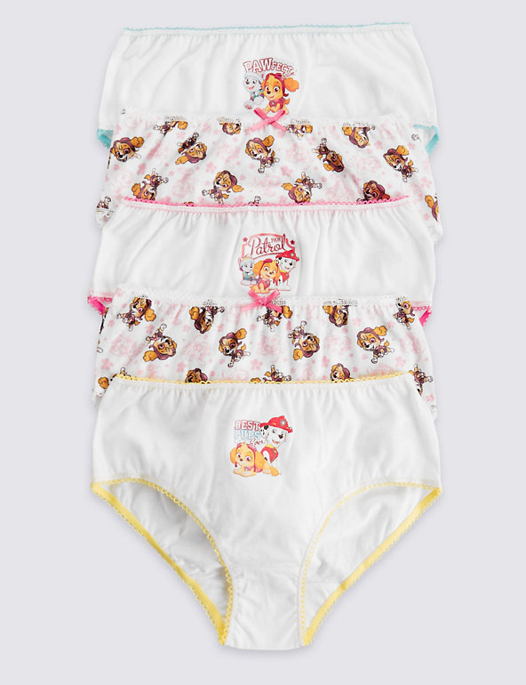 Pure Cotton Paw Patrol Briefs (18 Months - 7 Years) Image 1 of 2