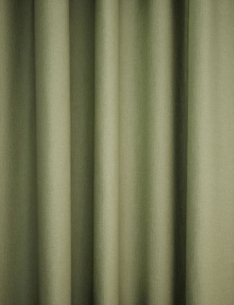 Pure Cotton Pencil Pleat Curtains 2 of 5