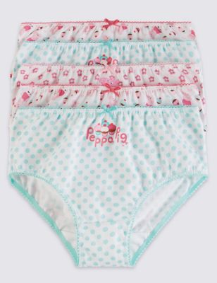 Pure Cotton Peppa Pig™ Briefs (1-12 Years) Image 1 of 1