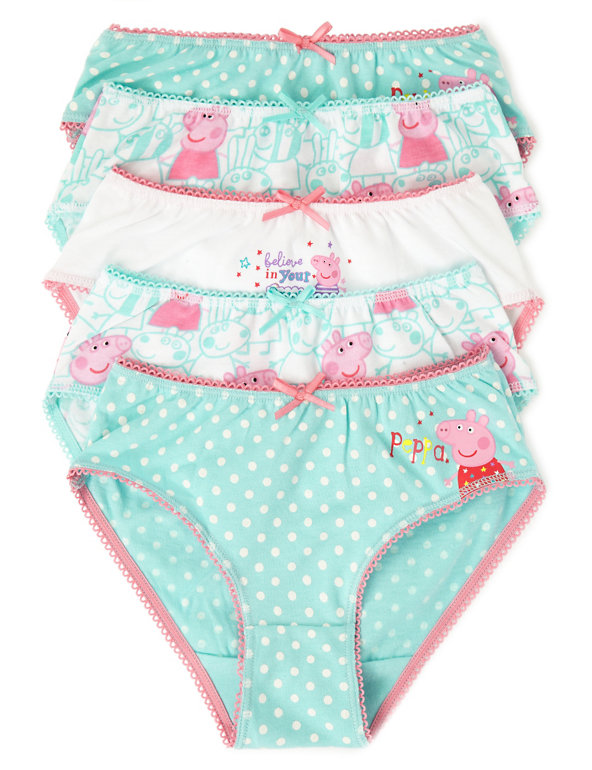 Pure Cotton Peppa Pig™ Briefs (1-7 Years) Image 1 of 1