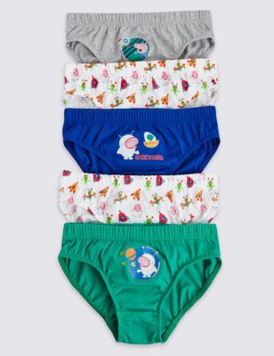 Pure Cotton Peppa Pig™ George Briefs (1-7 Years) Image 1 of 2