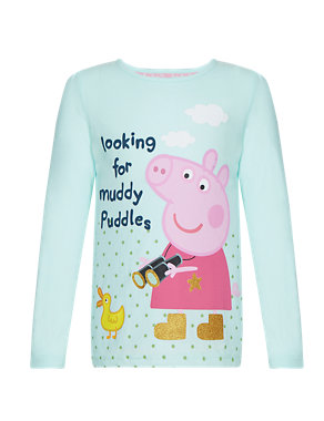 Pure Cotton Peppa Pig™ Girls T-Shirt (1-7 Years) Image 2 of 4