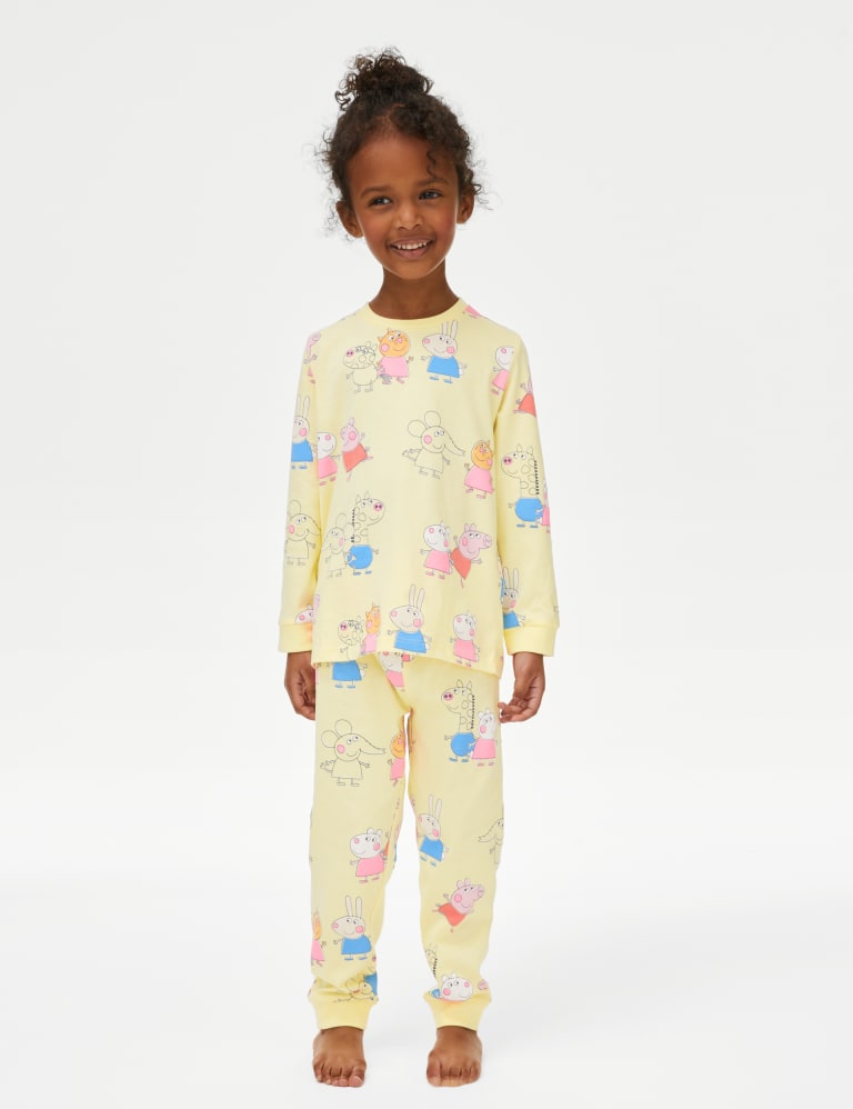 Pure Cotton Peppa Pig™ Pyjamas (1-6 Yrs) 1 of 5