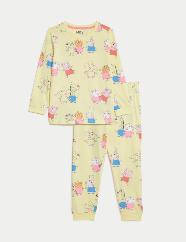Pure Cotton Peppa Pig Pyjamas 1 6 Yrs