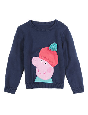 Pure Cotton Peppa Pig™ Sweatshirt (1-7 Years) Image 2 of 3