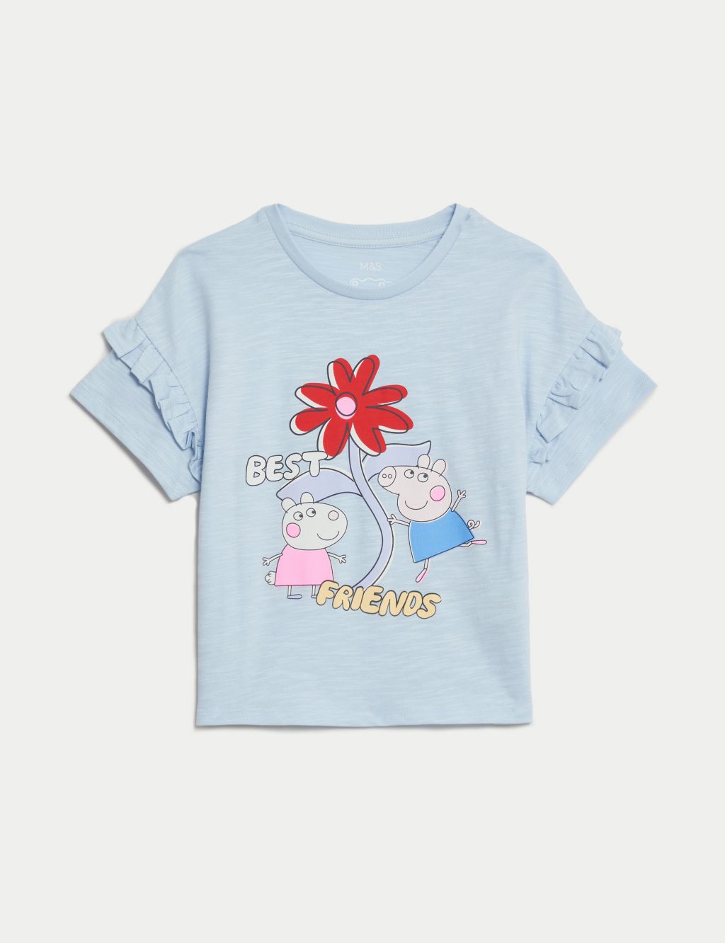 Pure Cotton Peppa Pig™ T-Shirt (2-8 Yrs) 1 of 5