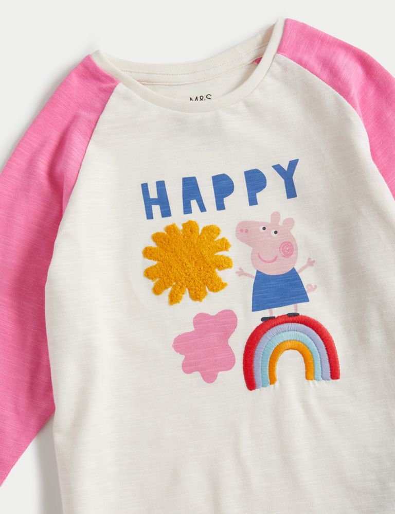 Pure Cotton Peppa Pig™ Top (2-8 Yrs) 5 of 5