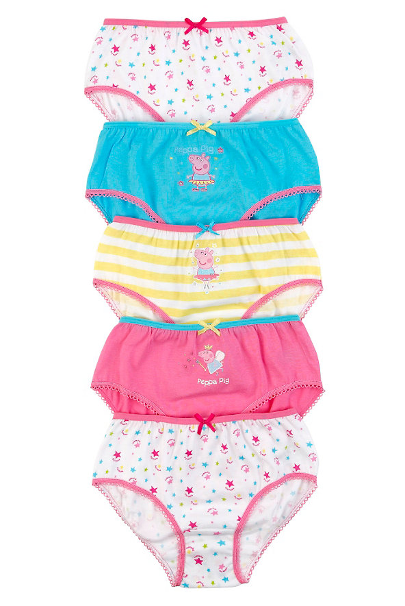 Pure Cotton Peppa Pig Briefs Image 1 of 1