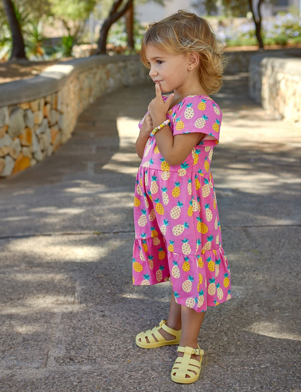 Pure Cotton Pineapple Dress (6 Mths-7 Yrs) 3 of 4