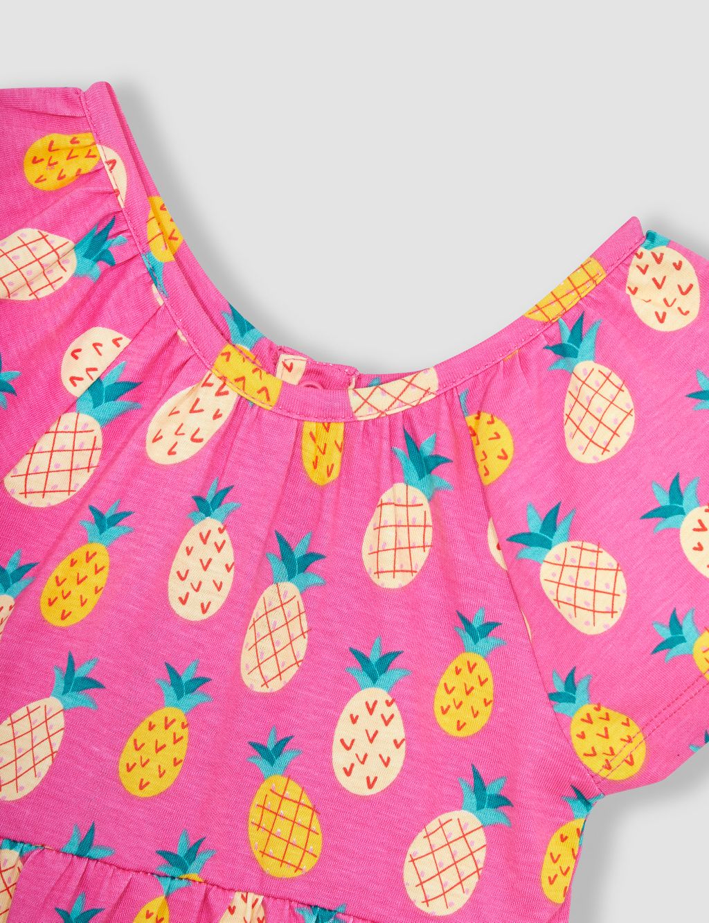 Pure Cotton Pineapple Dress (6 Mths-7 Yrs) 2 of 4