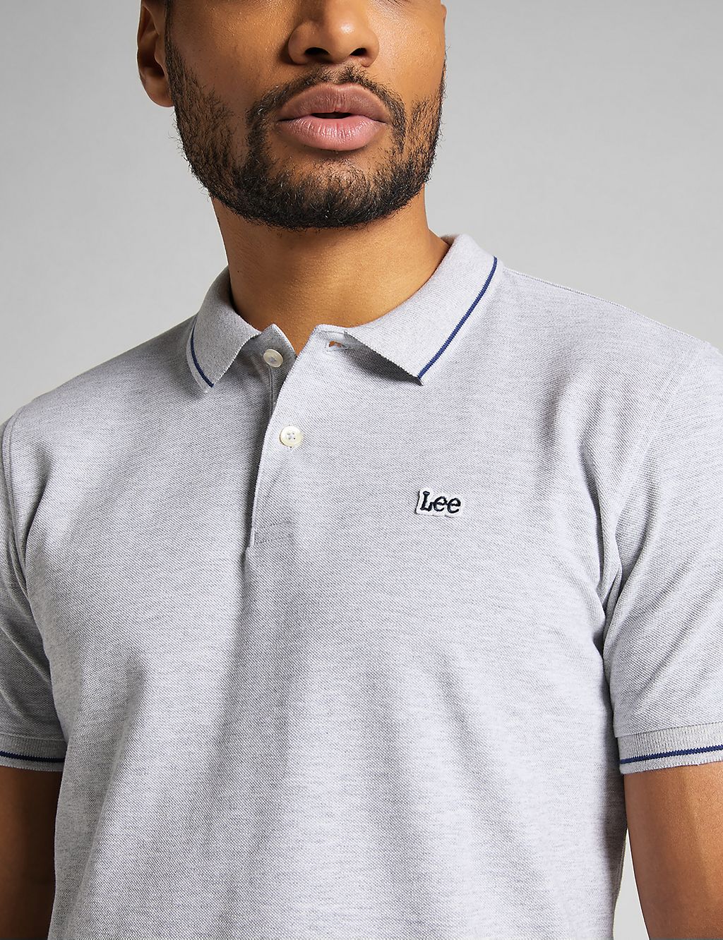 Pure Cotton Pique Tipped Polo Shirt 5 of 5