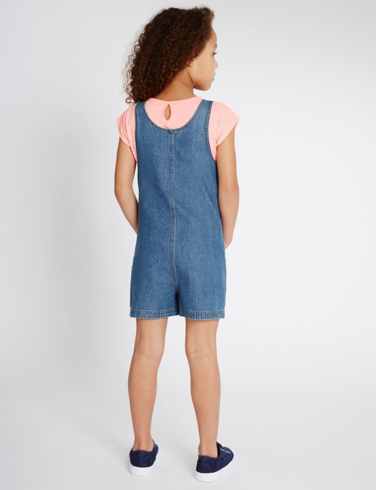 Pure Cotton Playsuit (3-14 Years) 3 of 5