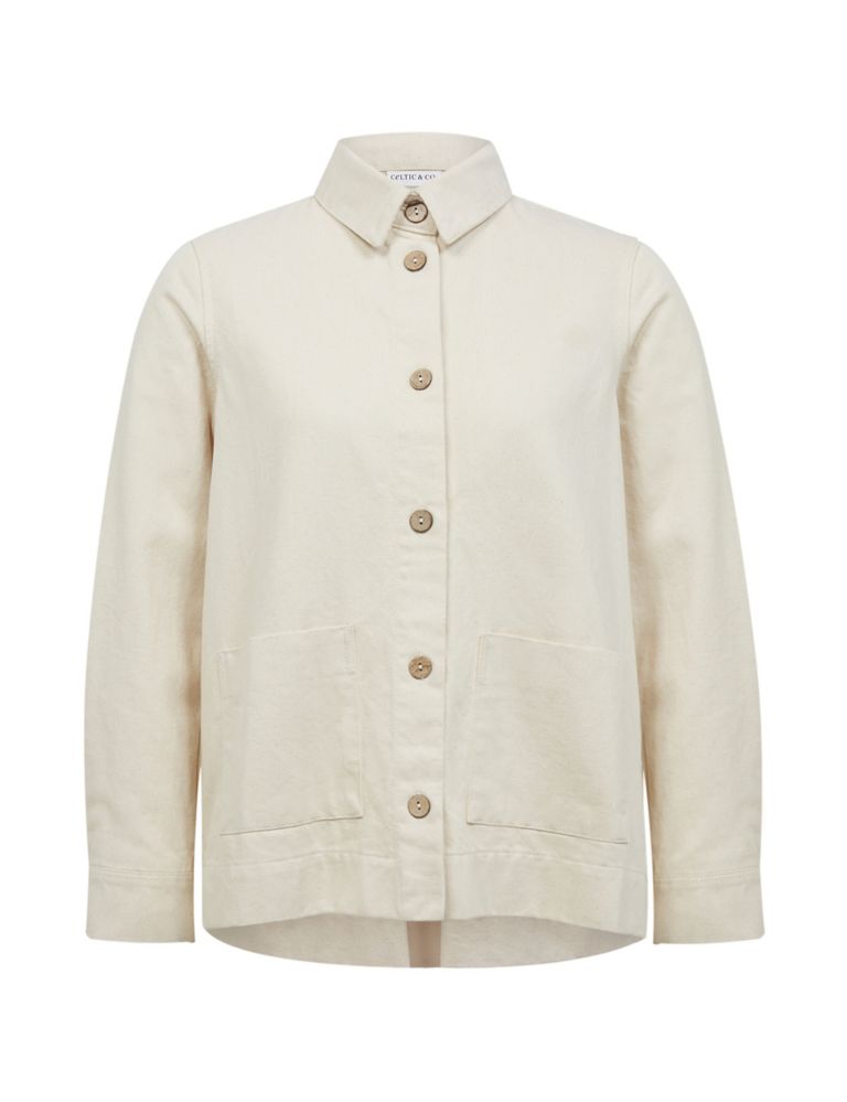 Pure Cotton Pleat Back Utility Jacket 2 of 9