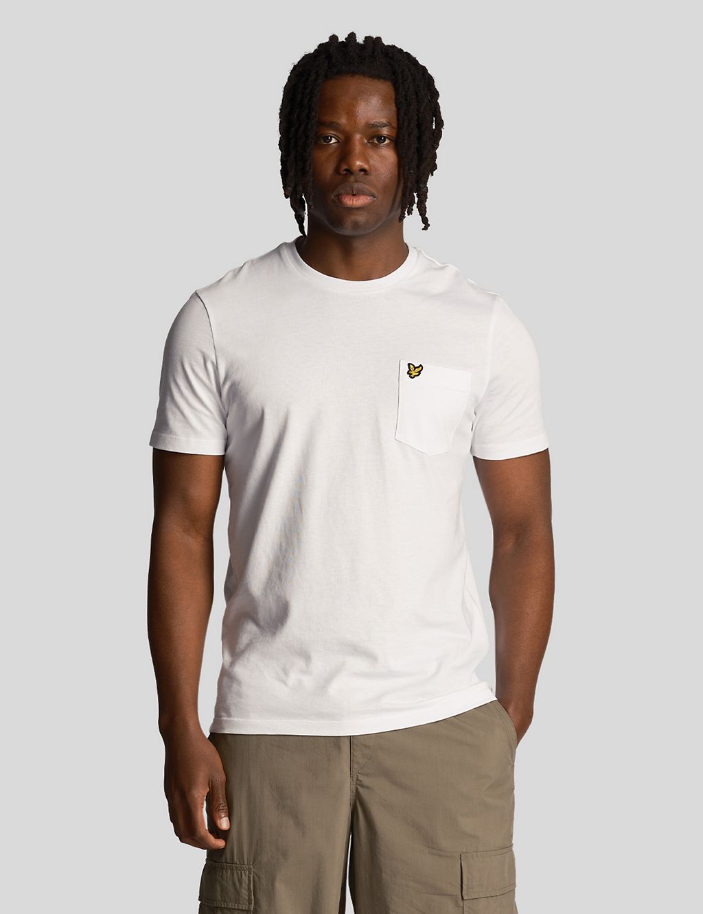 Pure Cotton Pocket Crew Neck T-Shirt 3 of 5