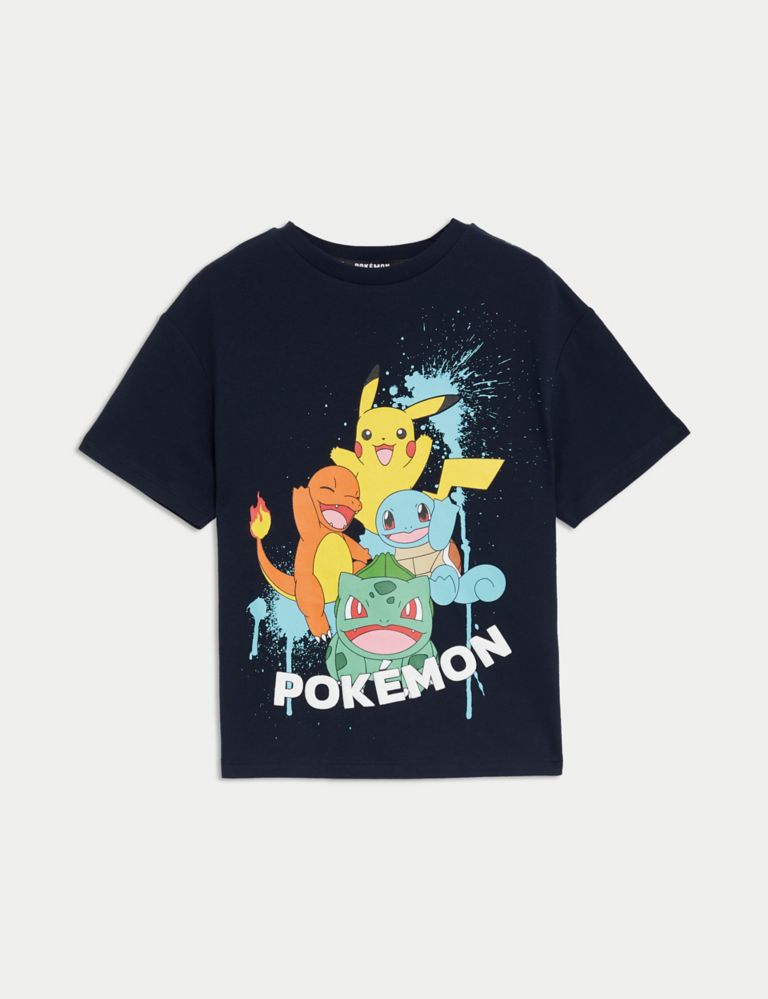 Pure Cotton Pokémon™ T-Shirt (2-8 Yrs) 1 of 3