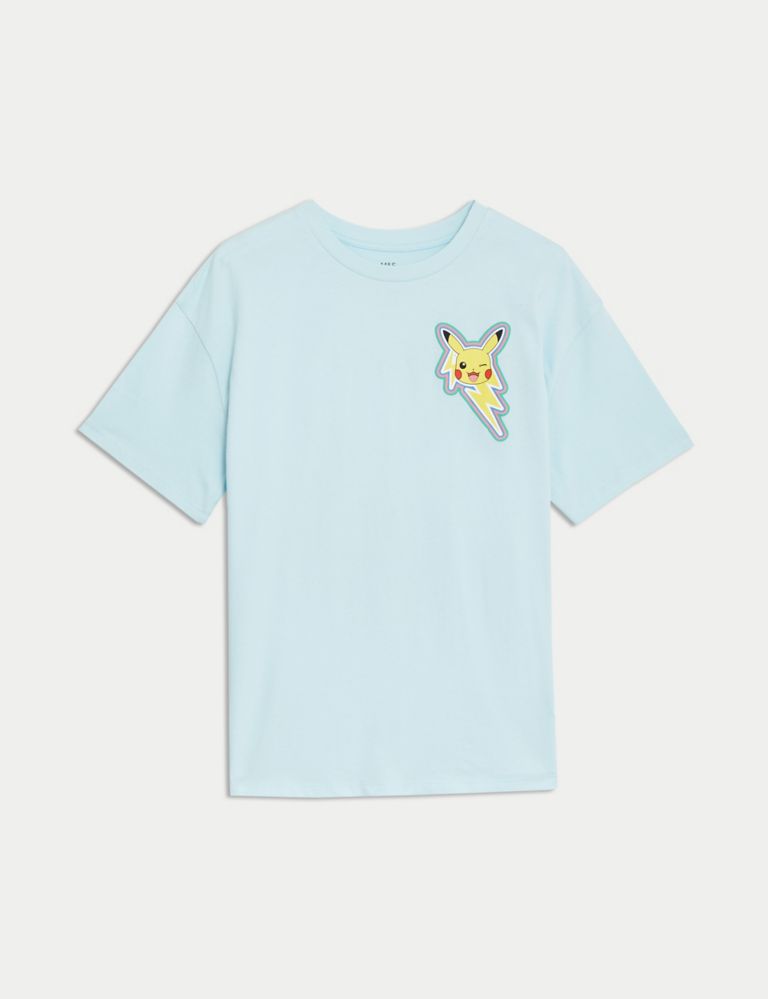 Pure Cotton Pokémon T-shirt (6-16 Yrs) 1 of 3
