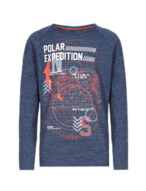 Pure Cotton Polar Expedition T-Shirt (5-14 Years) Image 2 of 3