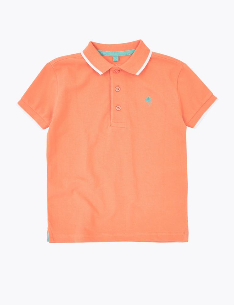 Pure Cotton Polo Shirt (2-7 Yrs) | M&S