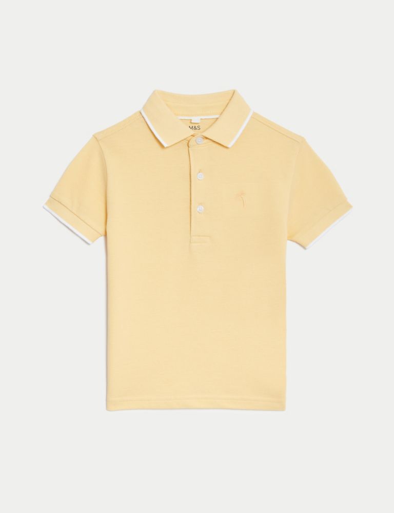 Pure Cotton Polo Shirt (2-8 Yrs) 2 of 5
