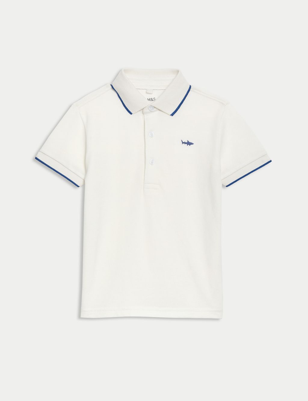 Pure Cotton Polo Shirt (2-8 Yrs) 1 of 6
