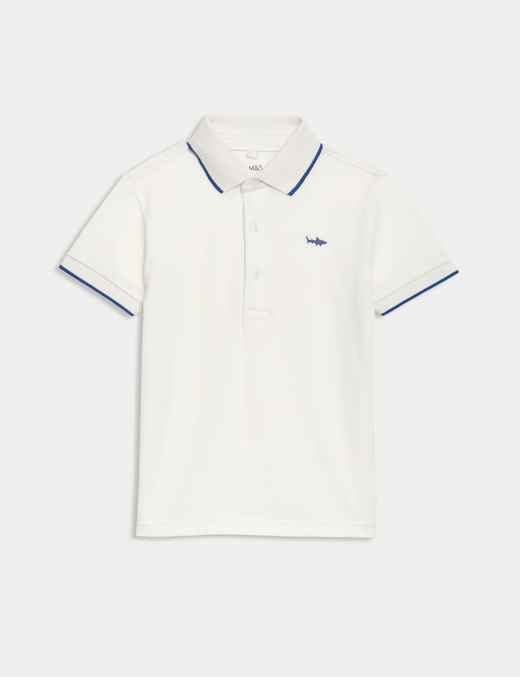 Pure Cotton Polo Shirt (2-8 Yrs) 1 of 6