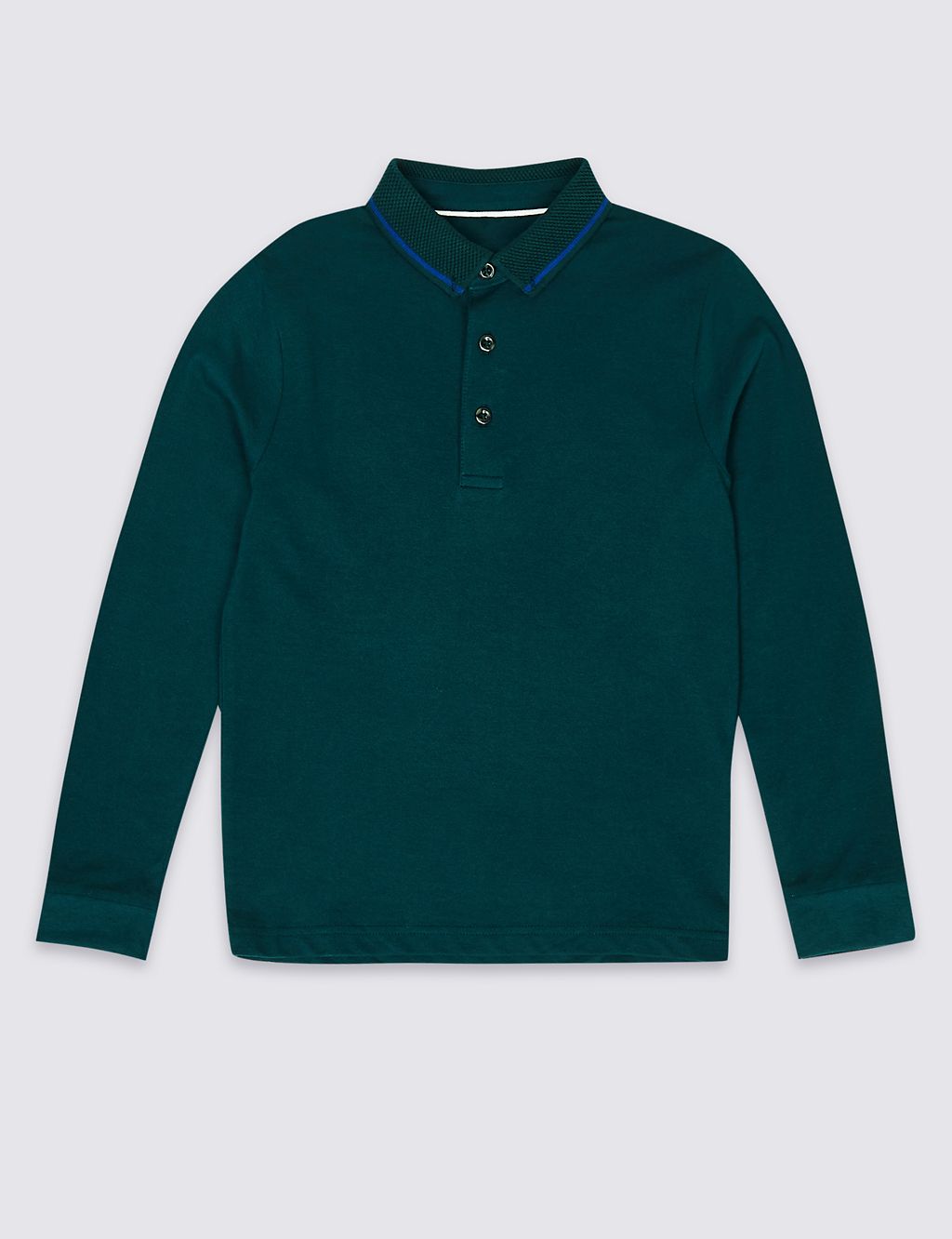 Pure Cotton Polo Shirt (3-16 Years) 1 of 3