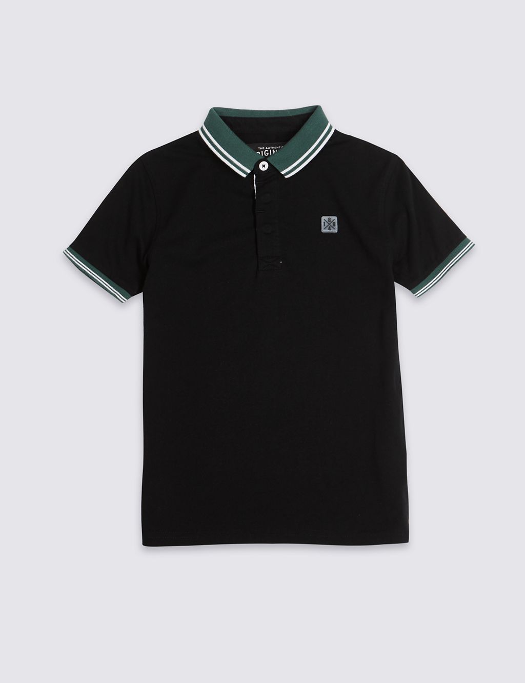 Pure Cotton Polo Shirt (3-16 Years) 1 of 5