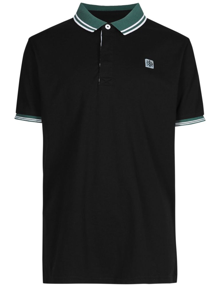 Pure Cotton Polo Shirt (3-16 Years) 4 of 5