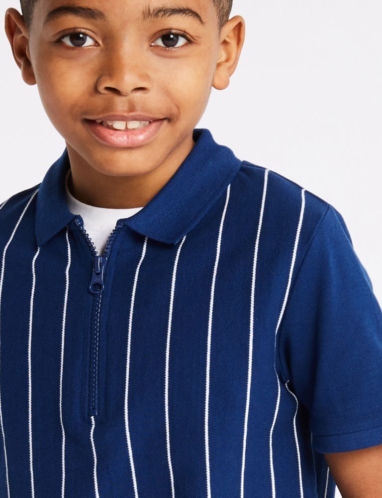 Pure Cotton Polo Shirt (3-16 Years) 4 of 4