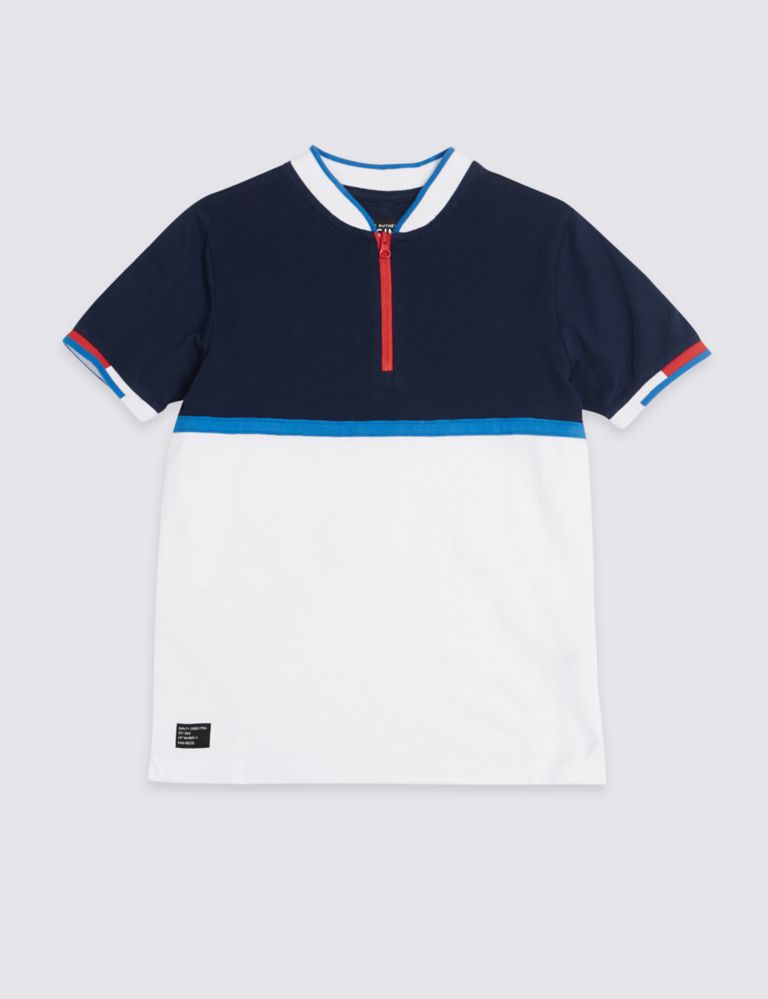 Pure Cotton Polo Shirt (3-16 Years) 2 of 6
