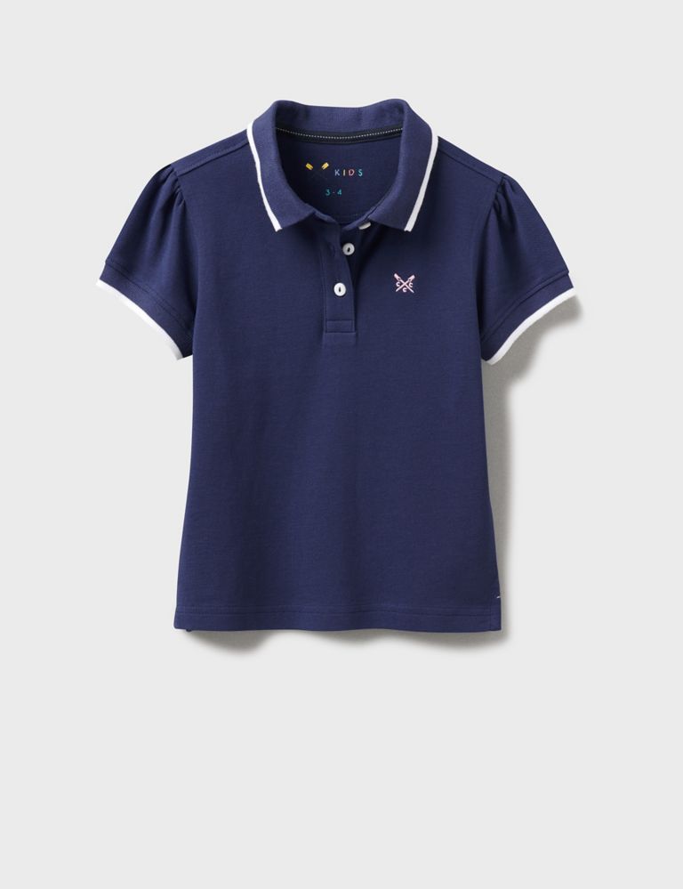 Pure Cotton Polo Shirt (3-9 Yrs) 2 of 3