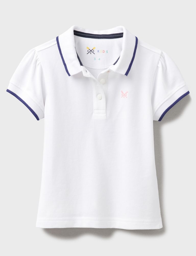 Pure Cotton Polo Shirt (3-9 Yrs) 1 of 2