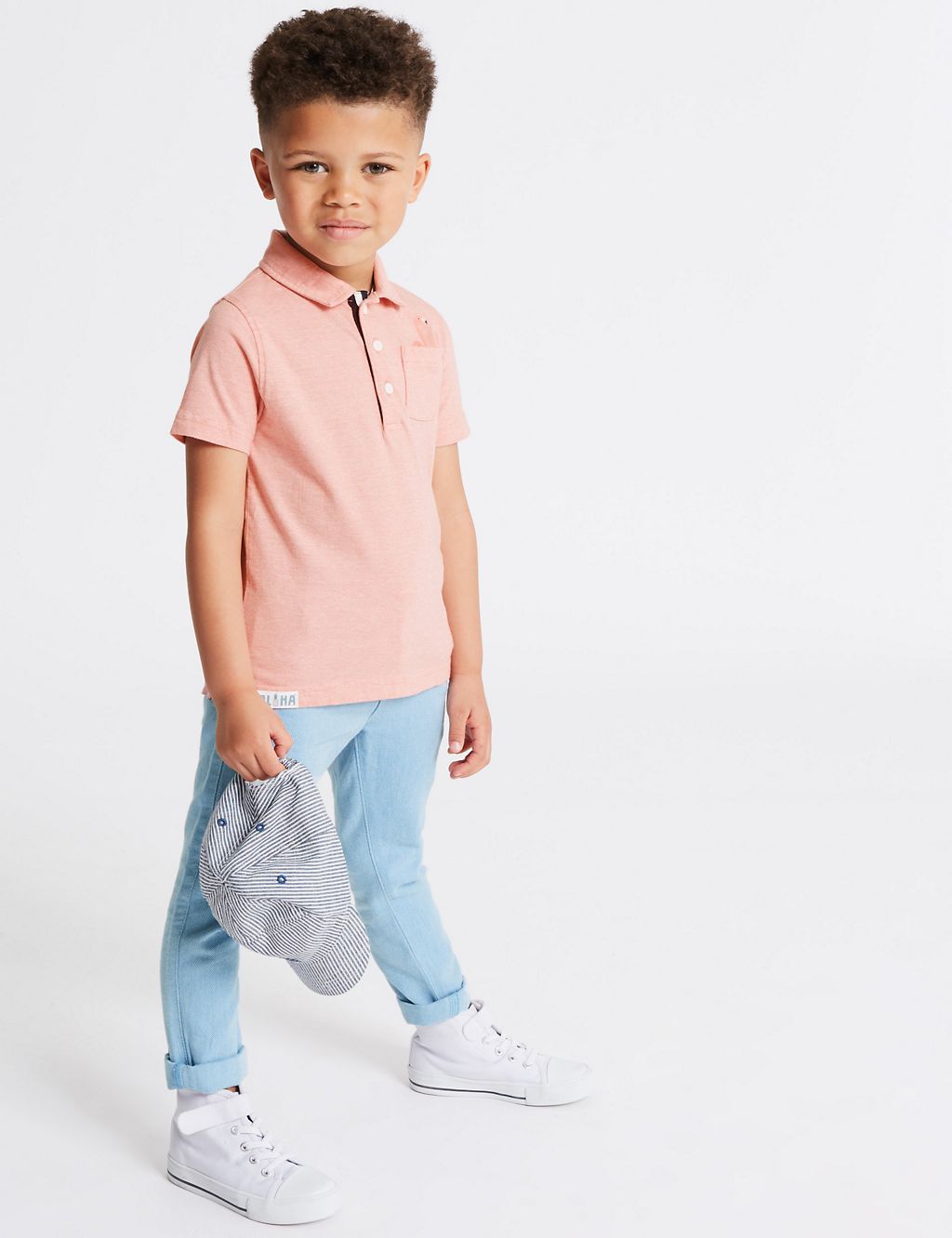 Pure Cotton Polo Shirt (3 Months - 7 Years) 5 of 5