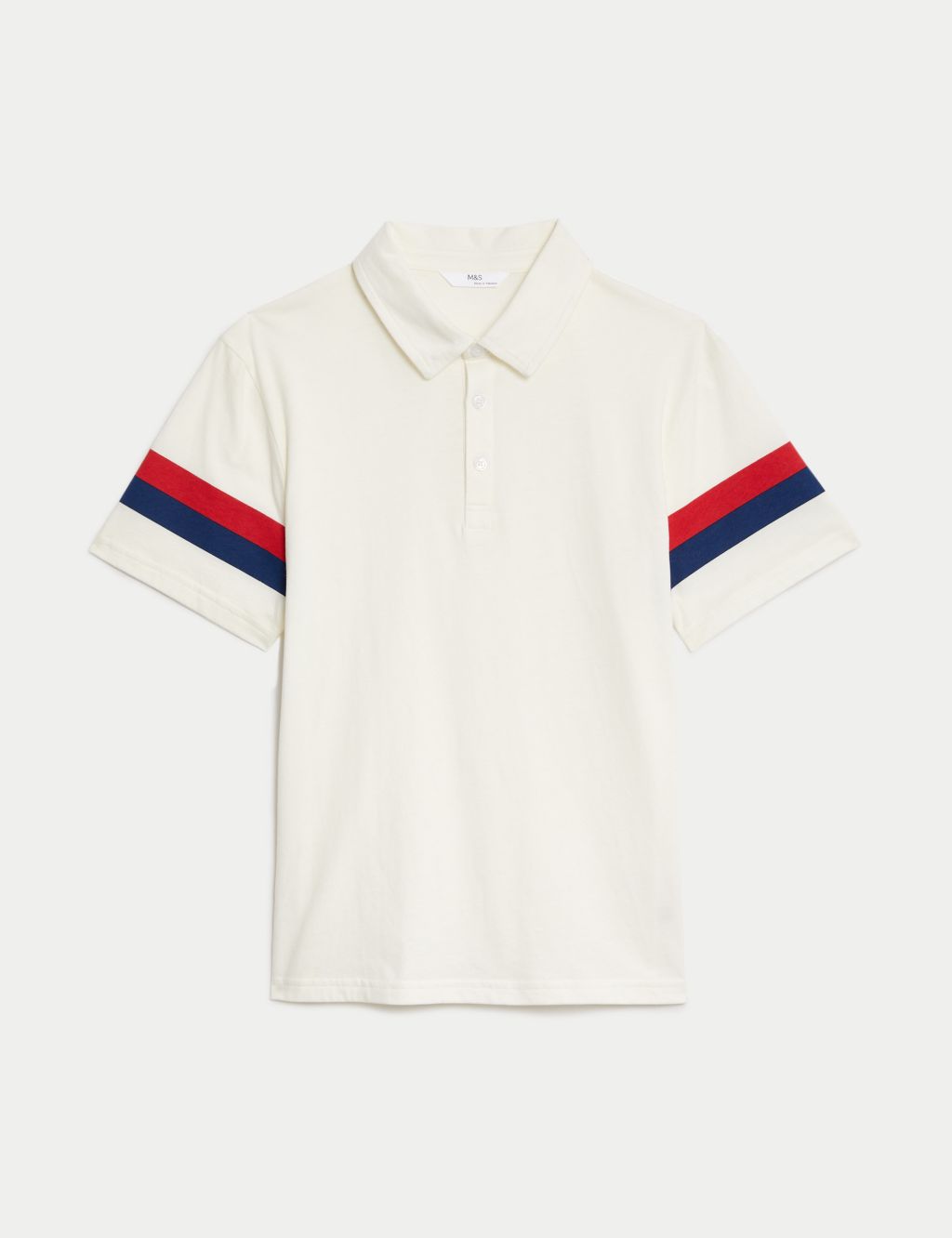 Pure Cotton Polo Shirt (6-16 Yrs) 1 of 5