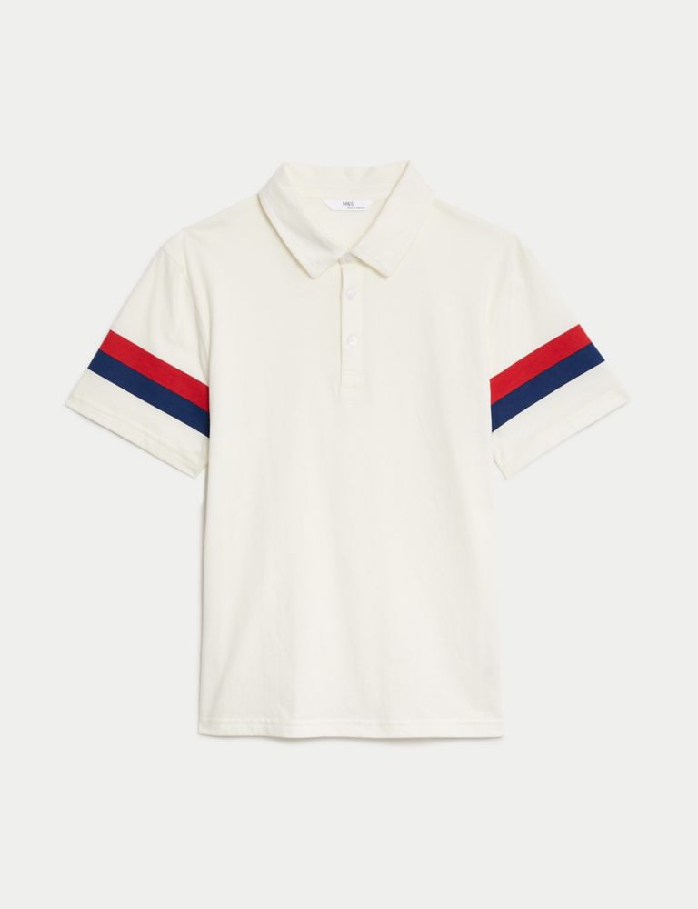 Pure Cotton Polo Shirt (6-16 Yrs) 2 of 5