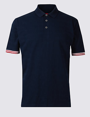 Pure Cotton Polo Shirt Image 2 of 5