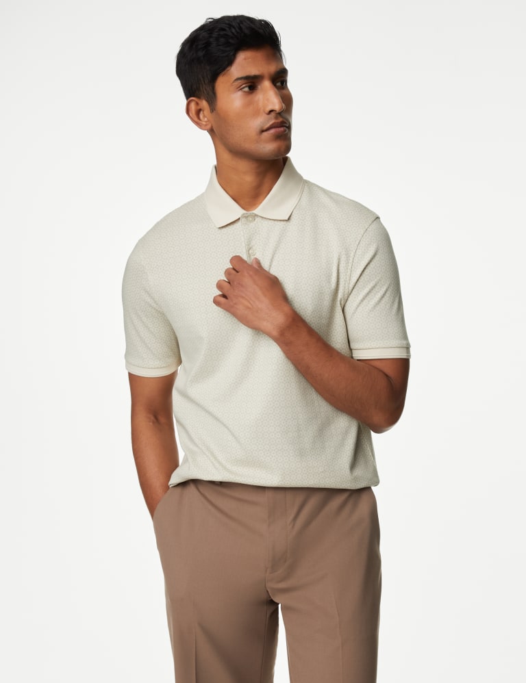 Pure Cotton Polo Shirt 1 of 5