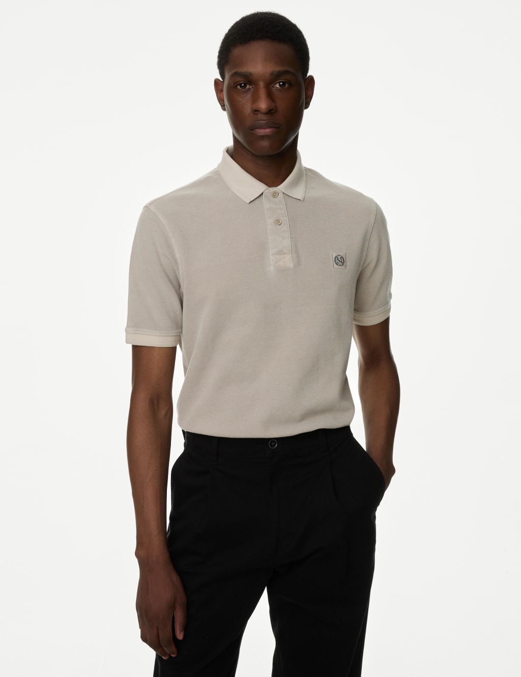 Pure cotton hot sale polo t shirts