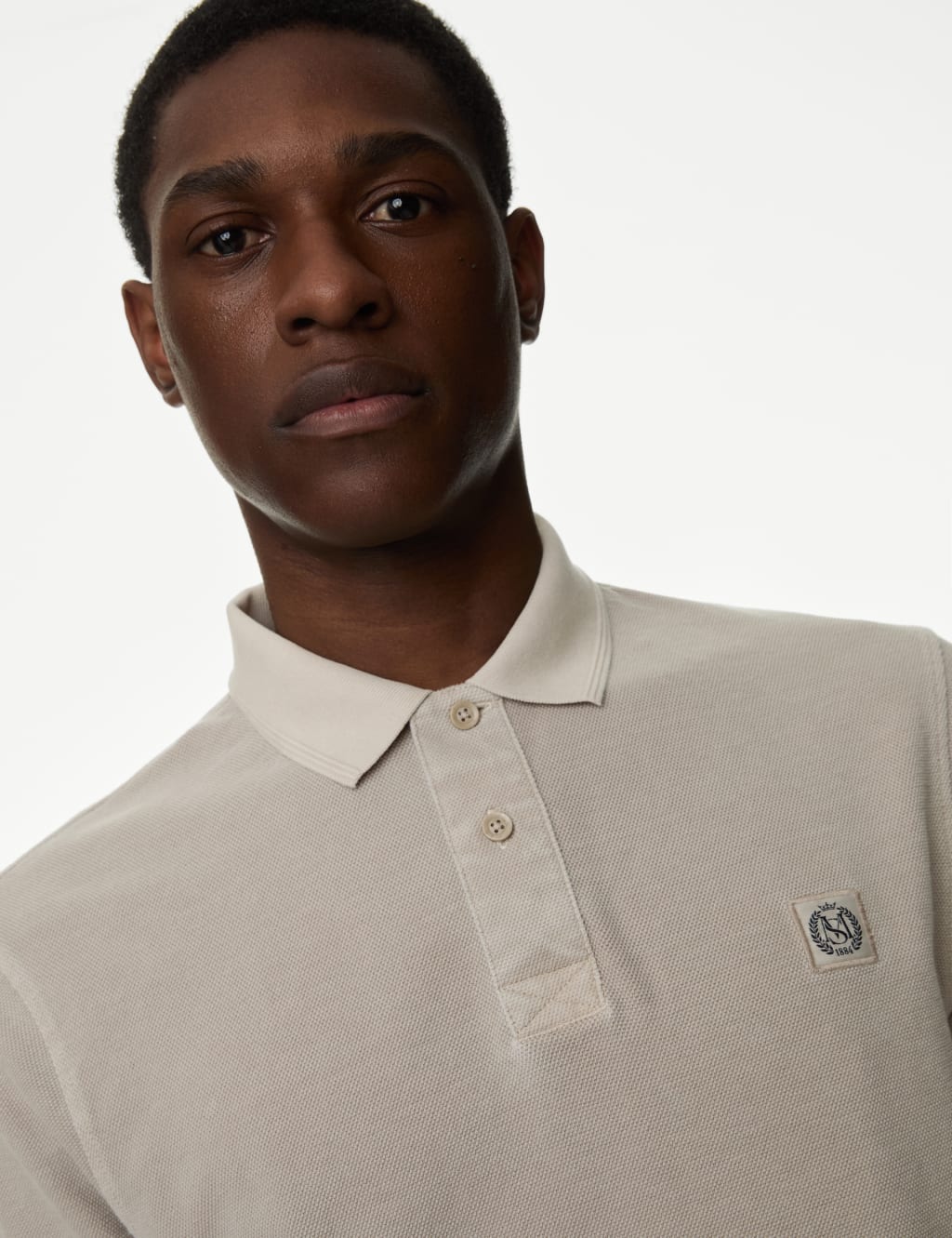 Pure Cotton Polo Shirt M&S Collection M&S
