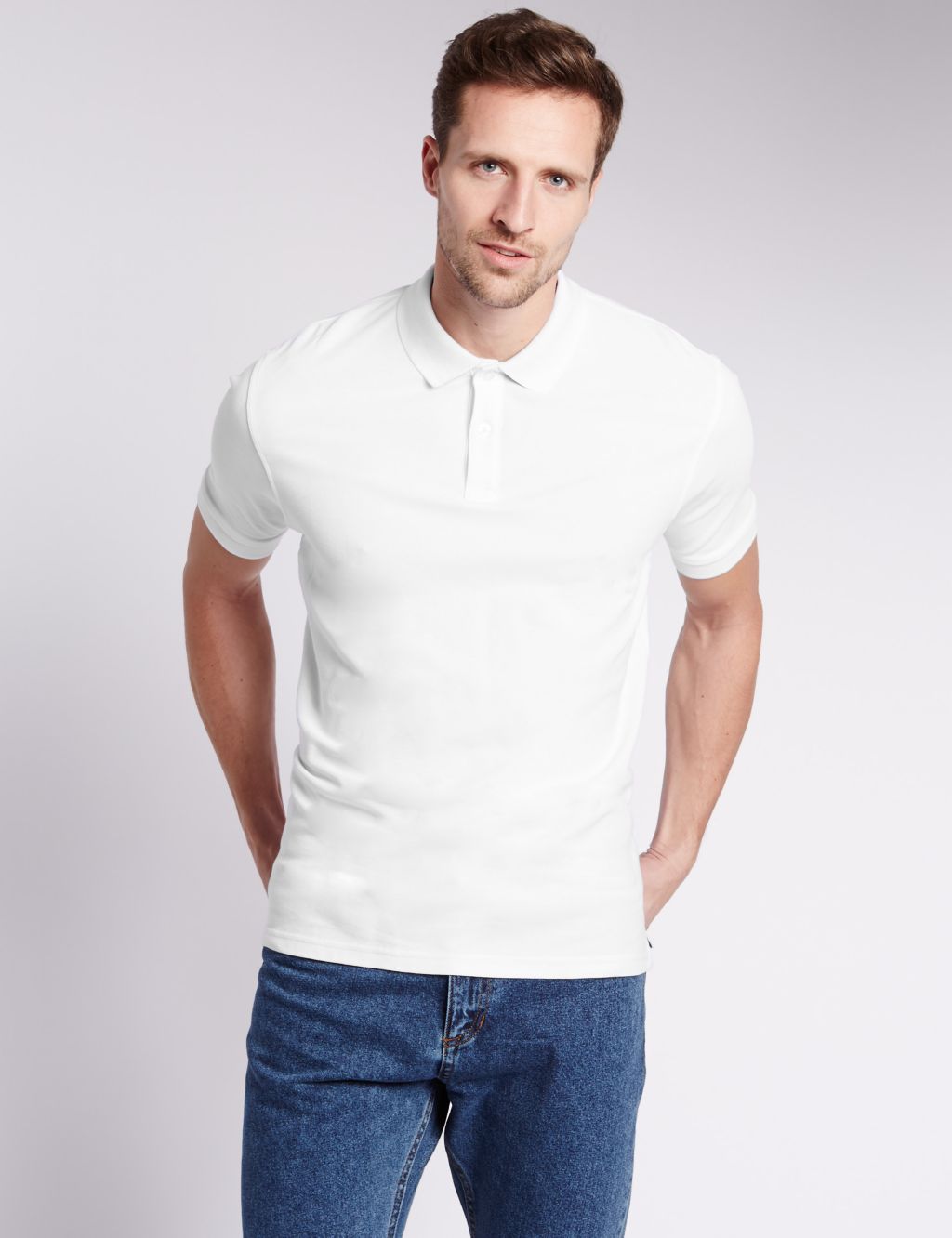 Pure Cotton Polo Shirt 3 of 4