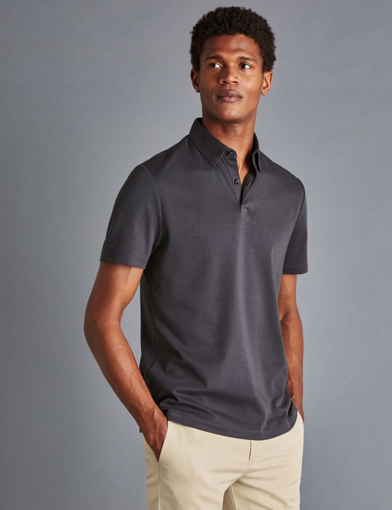 Buy Pure Cotton Polo Shirt | Charles Tyrwhitt | M&S