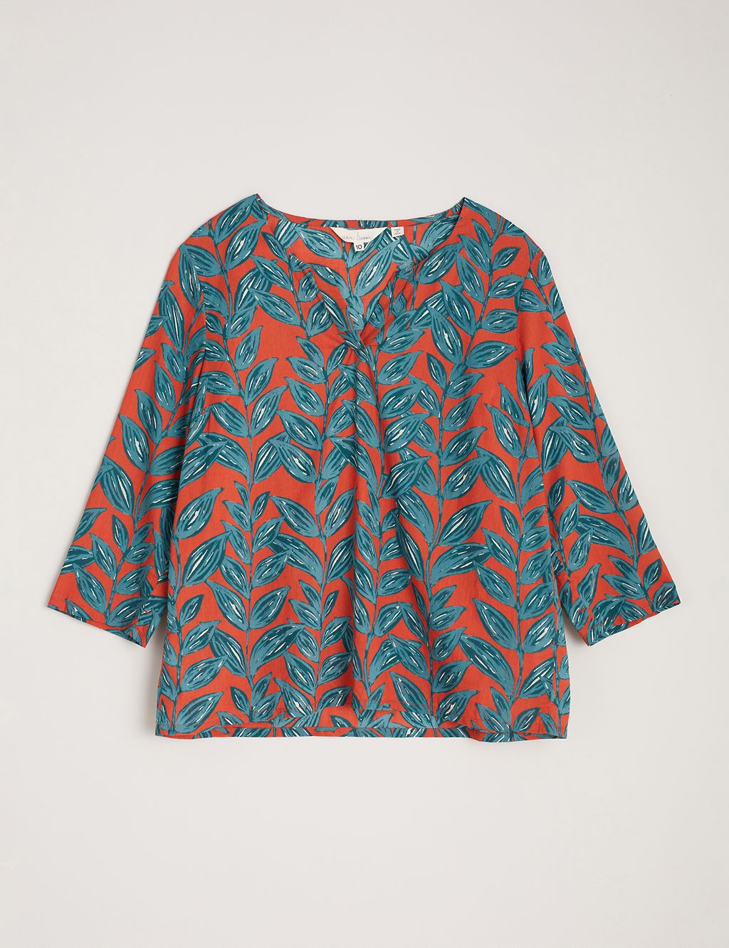 Pure Cotton Printed 3/4 Sleeve Blouse 1 of 5
