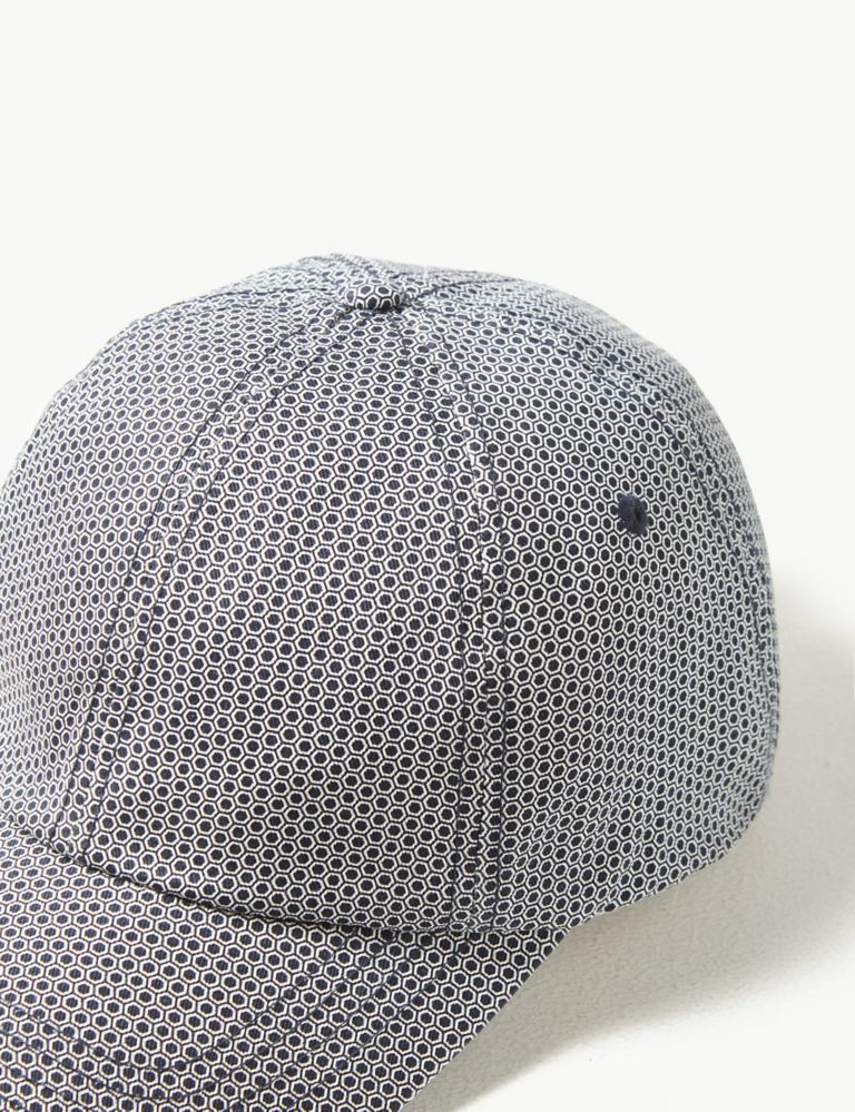 Pure Cotton Printed Baseball Cap 3 of 6