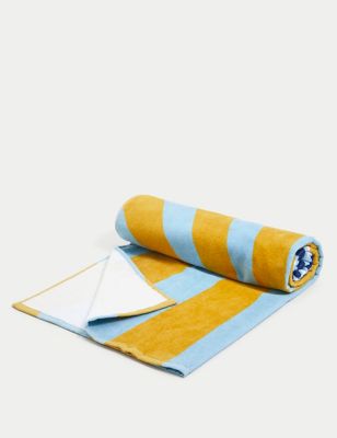 Pure Cotton Printed Beach Towel Image 2 of 5