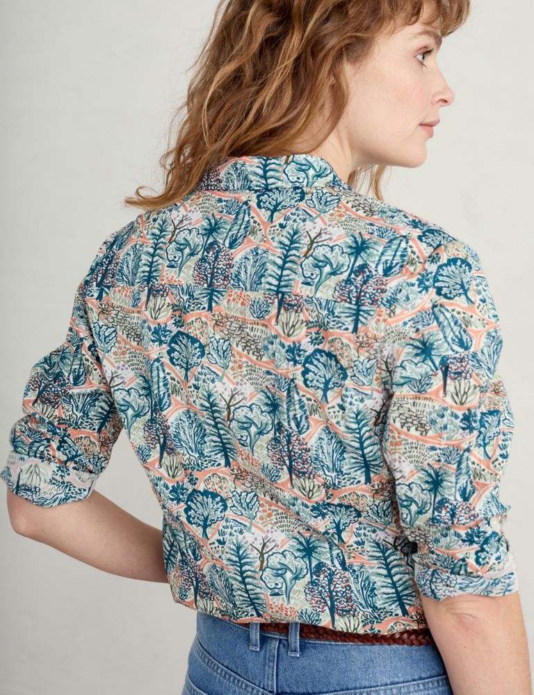 Pure Cotton Printed Collared Shirt 4 of 6