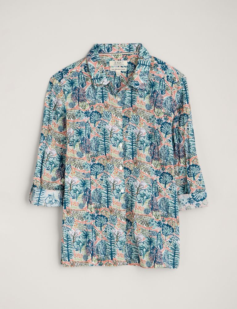 Pure Cotton Printed Collared Shirt 2 of 6