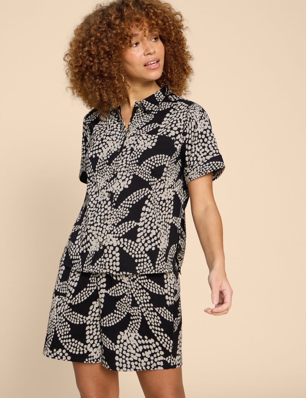 Pure Cotton Printed Collared Shirt 3 of 6